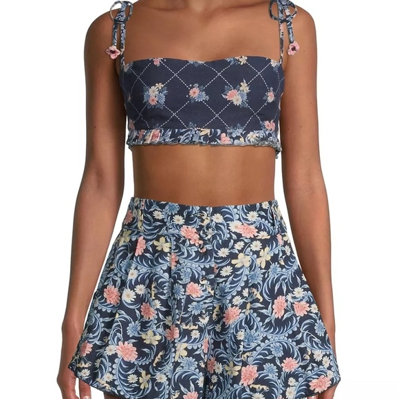 NWT Anthropologie Agua Bendita Allie Crop Top Large - Picture 5 of 5